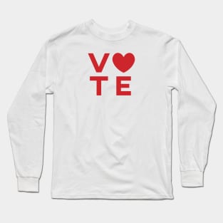 VOTE LOVE Long Sleeve T-Shirt